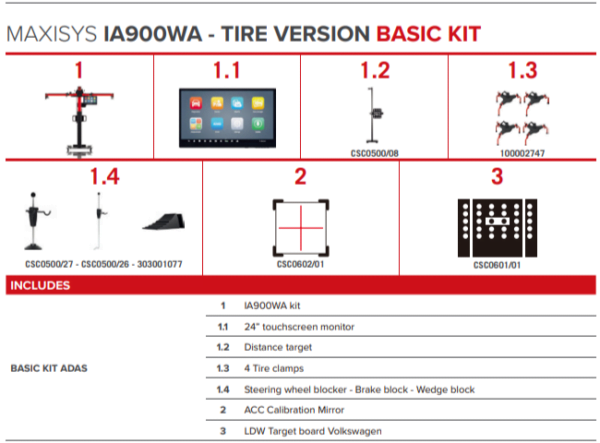 IA900WA Tire Basic Kit